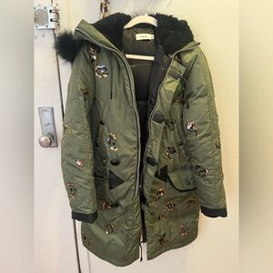 Coach down midi puffer jacket -- new without tags
